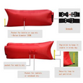 Outdoor Inflatable Nylon Fabric Sleep Sofa